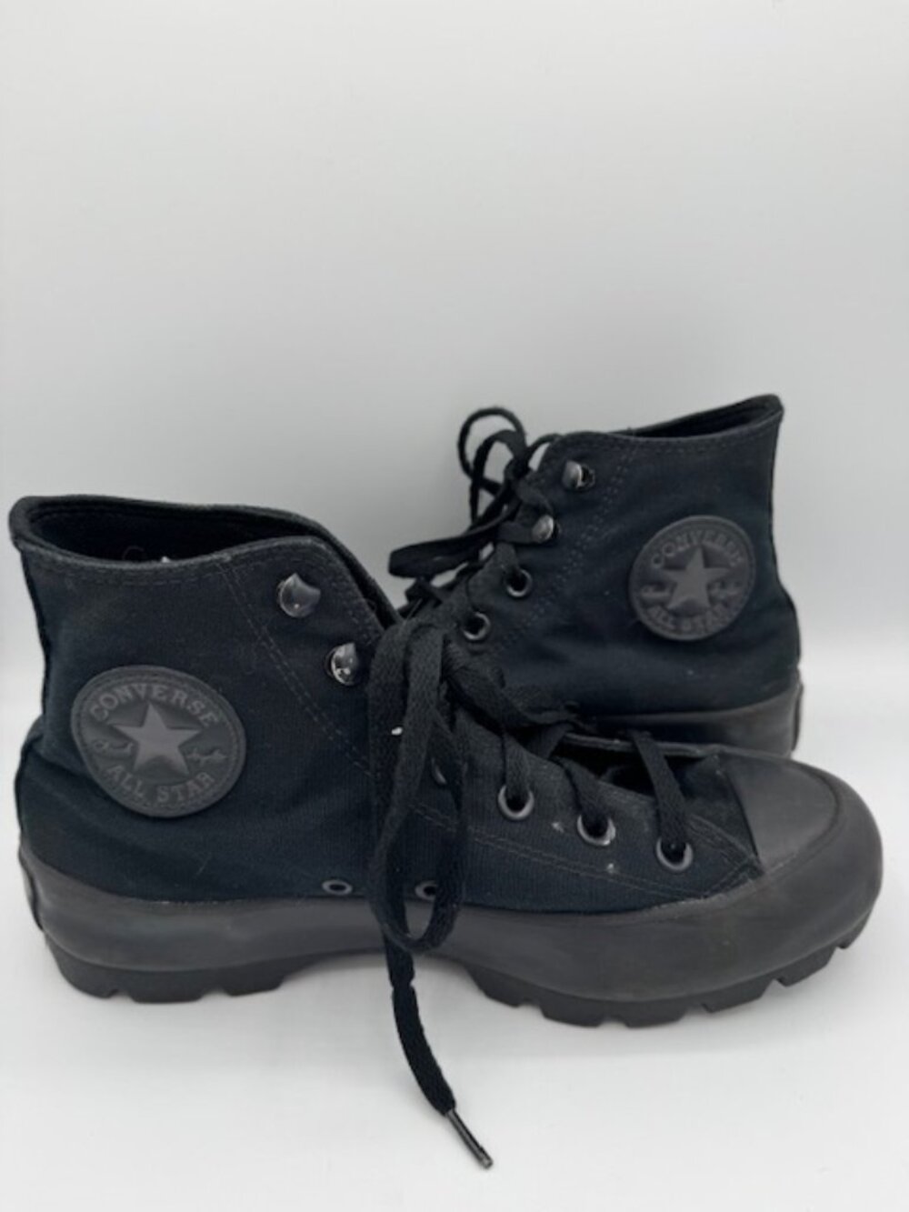 Converse All Star Chuck Taylor Lugged High Black Women's 8